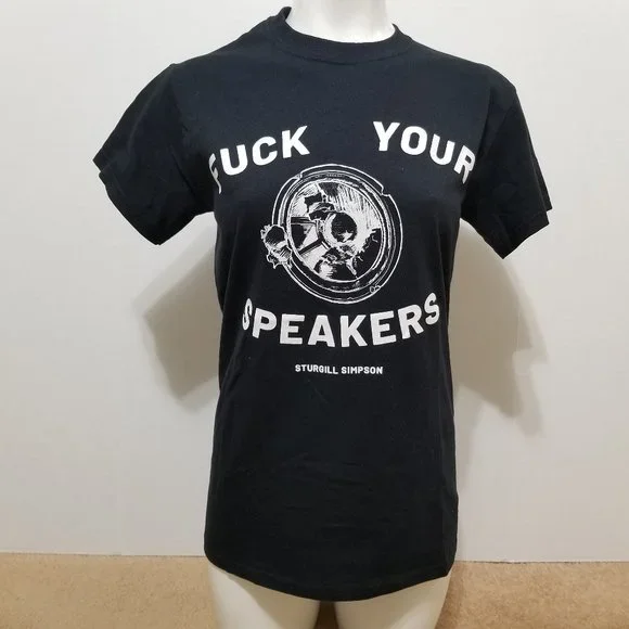 Sturgill Simpson shirt Small Eff Your Speakers graphic band merch - Picture 1 of 10